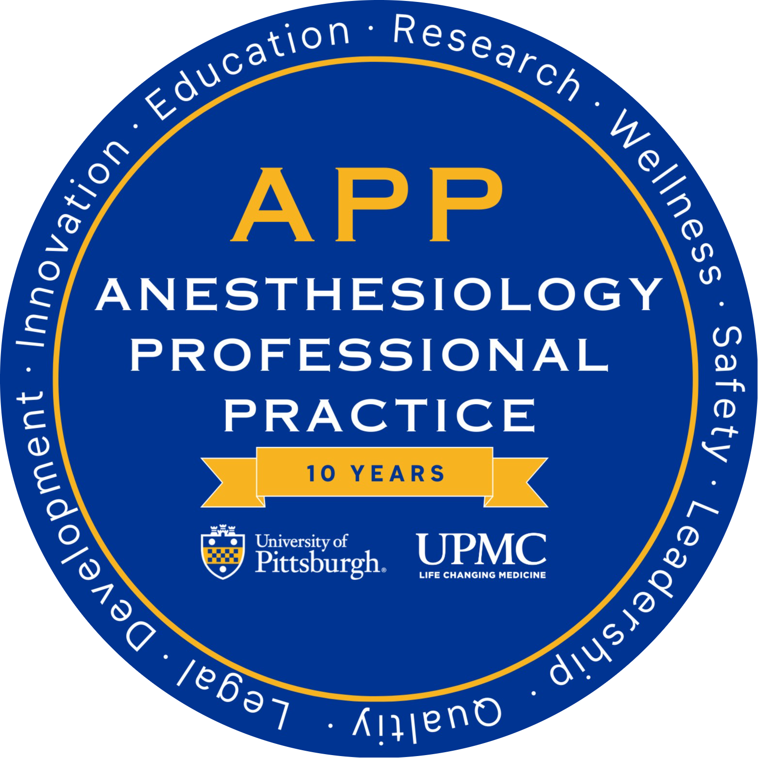 "A graphic logo for the Anesthesiology Professional Practice rotation program"