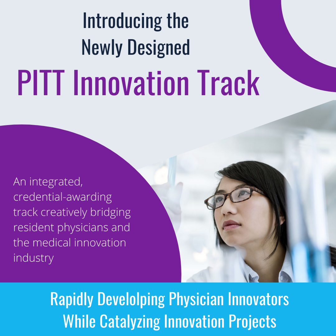 "An advertisement for the PITT Innovation Track"