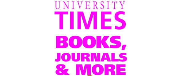 "A graphic of the words University Times Books, Journals and More"