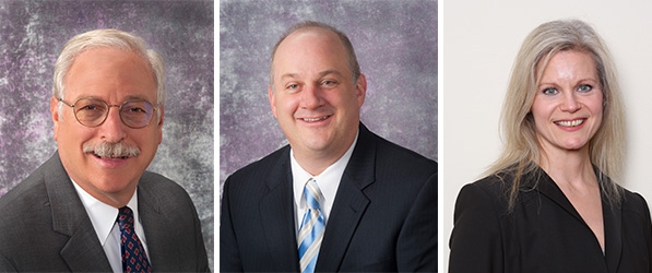 "Headshots of Doctors Herlich, Metro, and Sullivan"