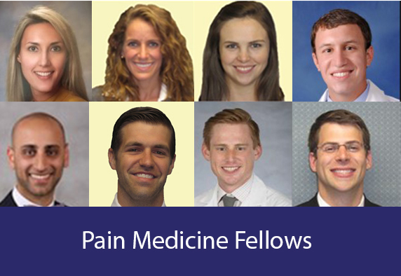 "Headshots of the Pain Medicine Fellows"