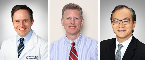 "Headshots of Doctors Brancolini, McIvor, and Sakai"