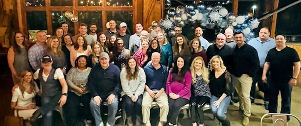 "A large group photo of CRNAs at UPMC Passavant"