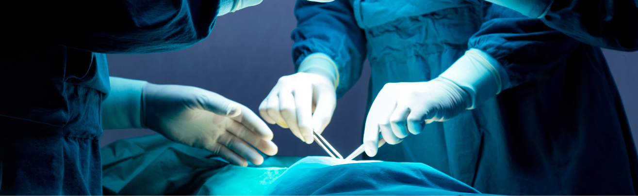 surgeons performing a surgical procedure in an OR