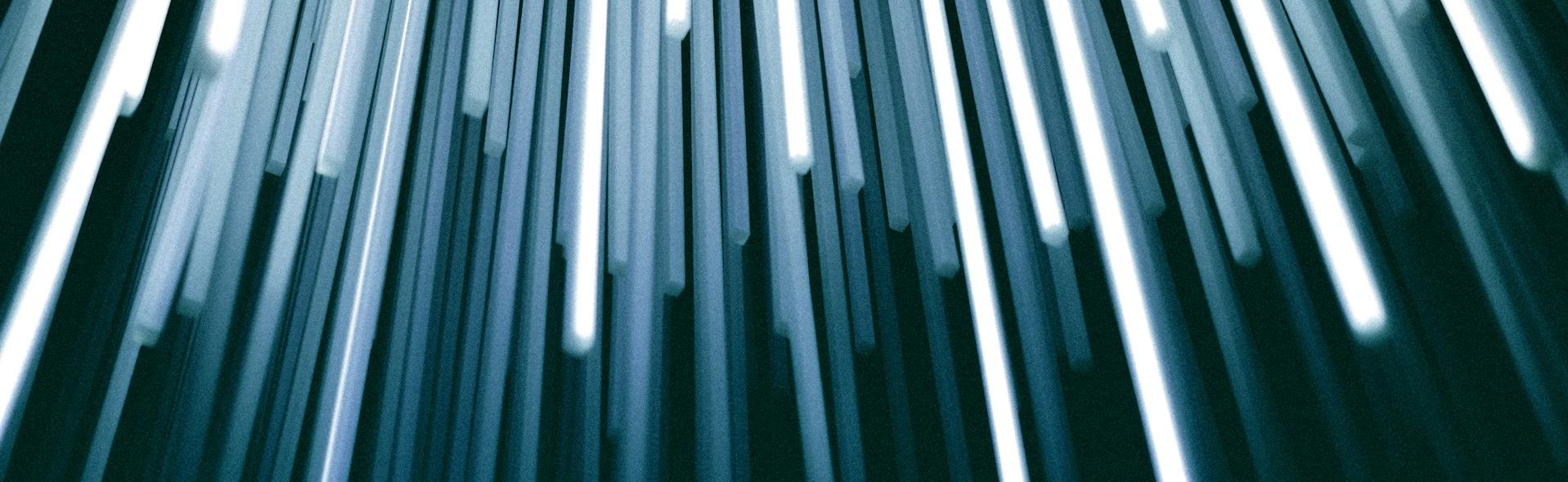 abtsract image of white lines on a dark background