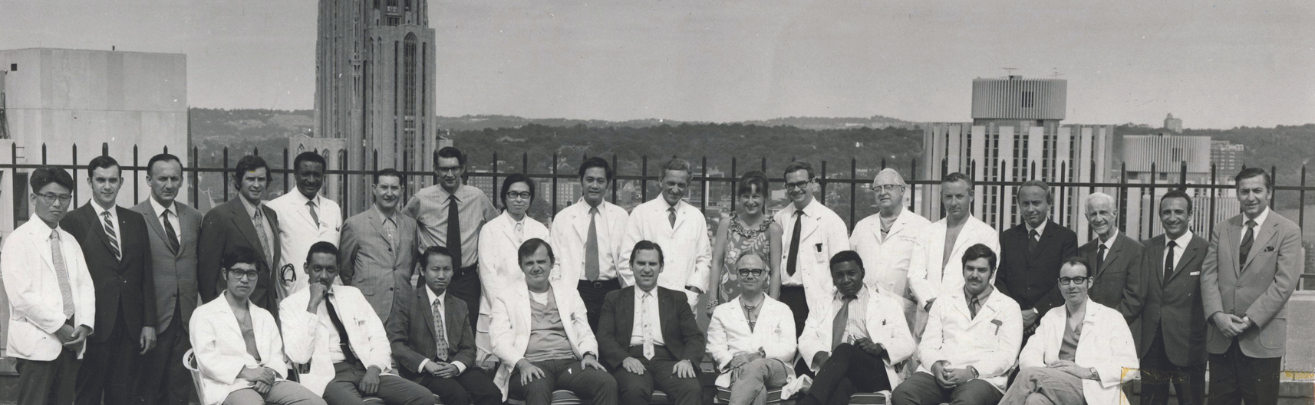 department faculty photo from 1971